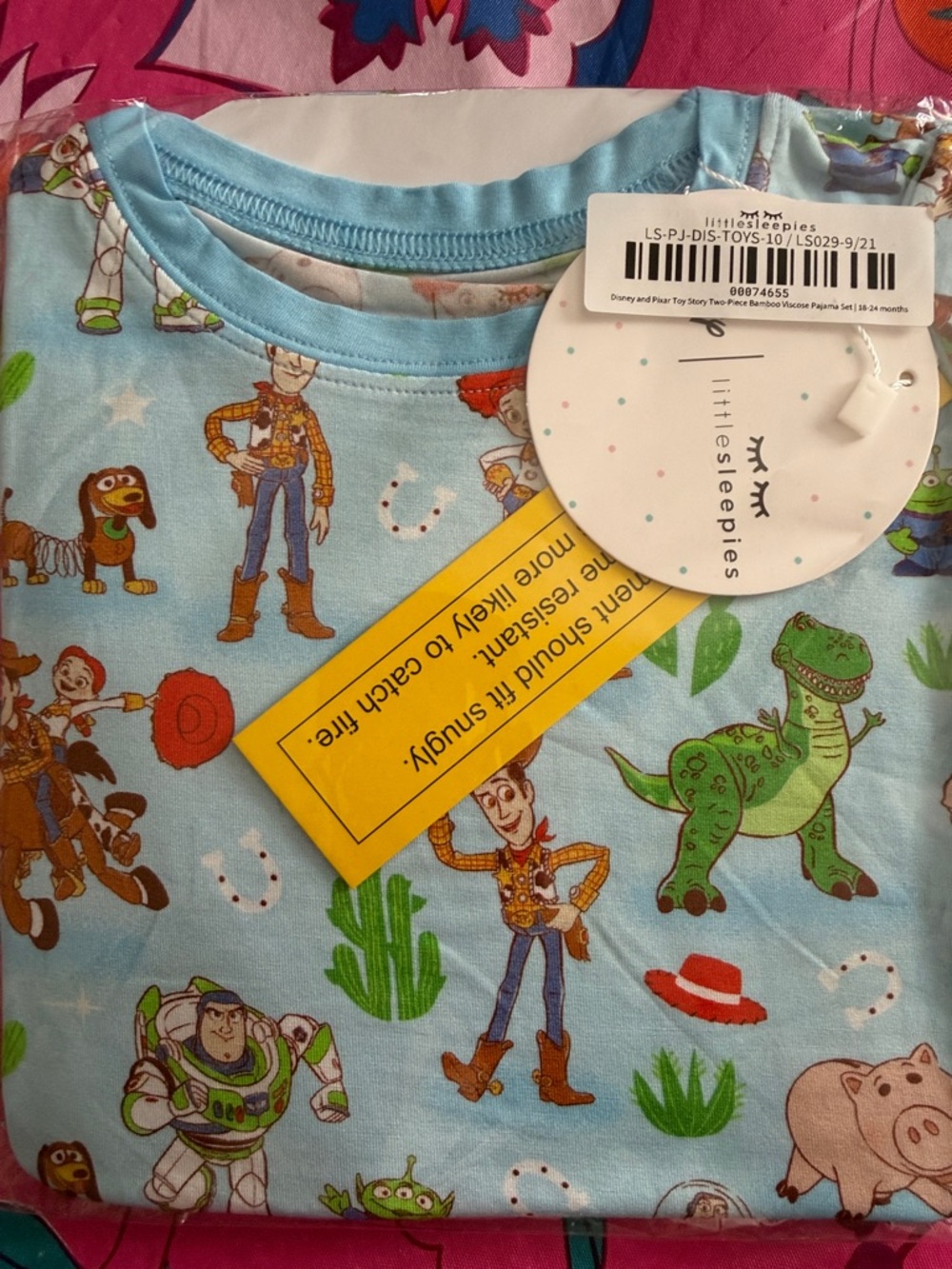 Little Sleepies OG Toy Story pajamas